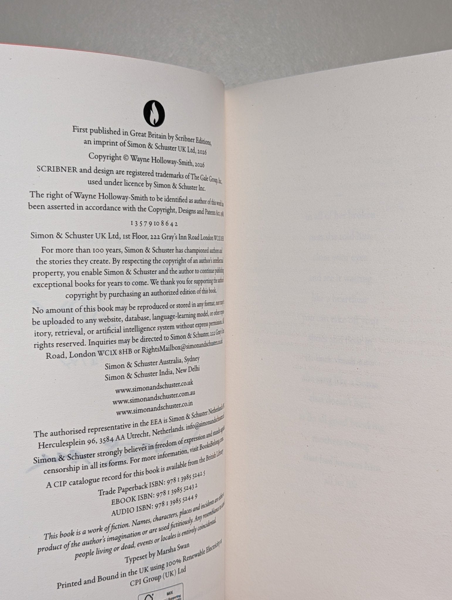 RABBITBOX by Wayne Holloway - Smith (Signed First Edition) - Fialta Books