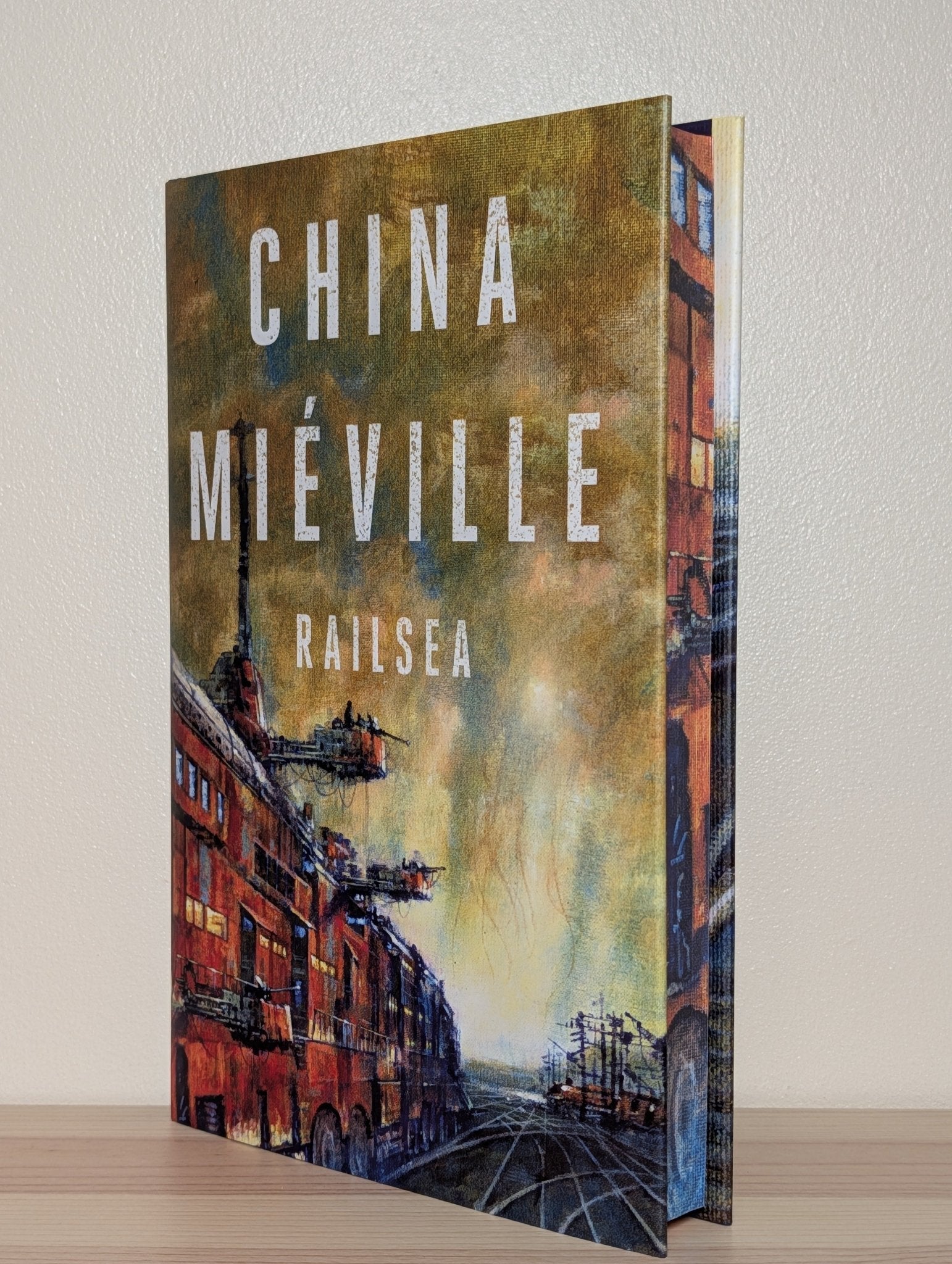 Railsea by China Mieville (Signed Special Edition with sprayed edges) - Fialta Books