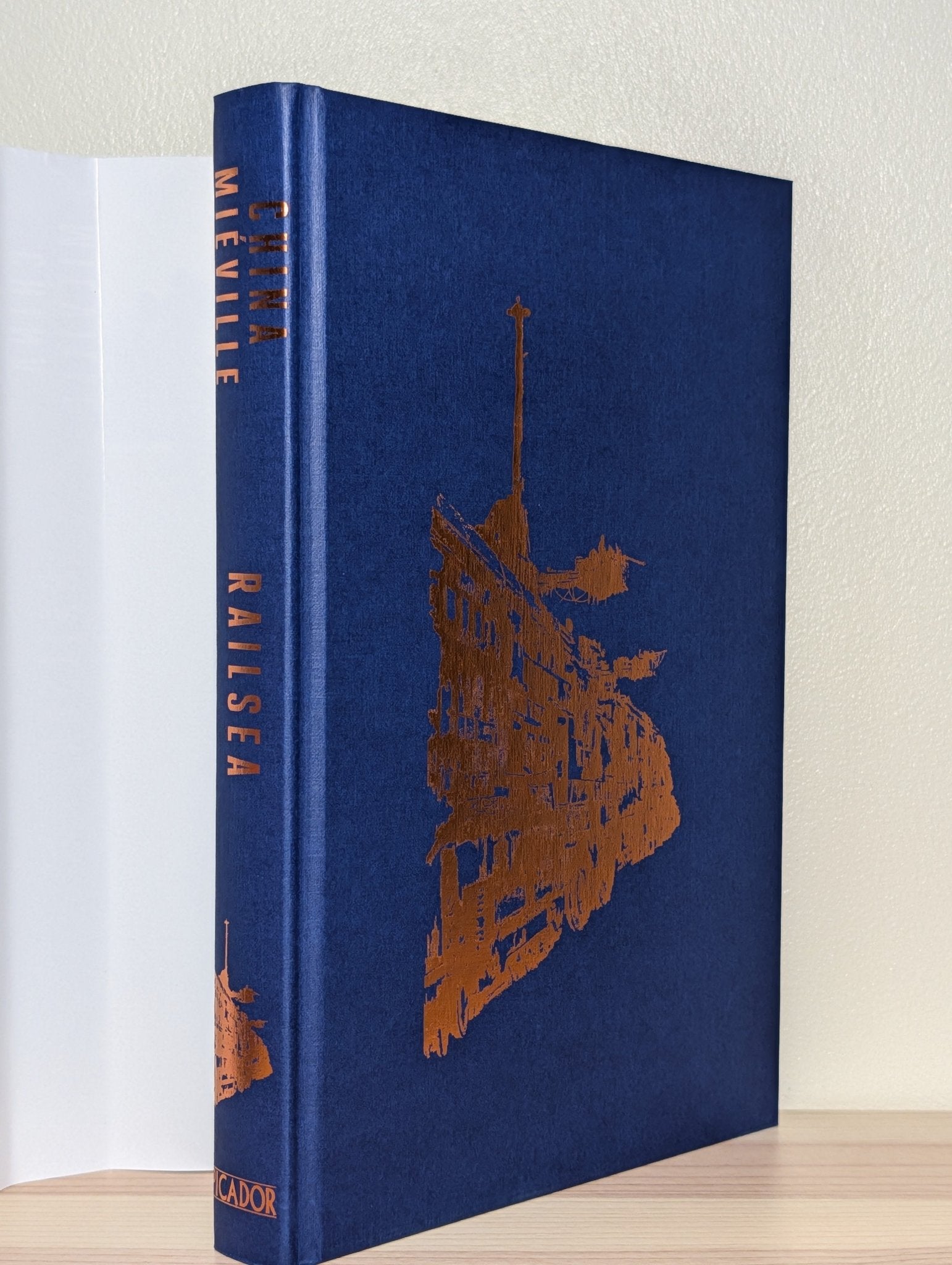 Railsea by China Mieville (Signed Special Edition with sprayed edges) - Fialta Books