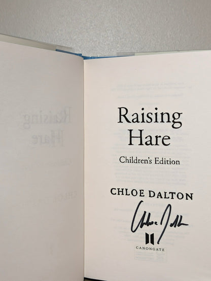 Raising Hare Children's Edition by Chloe Dalton (Signed) - Fialta Books