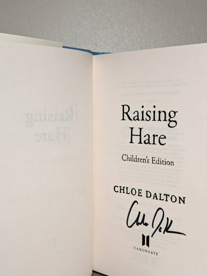 Raising Hare Children's Edition by Chloe Dalton (Signed with sprayed edges) - Fialta Books