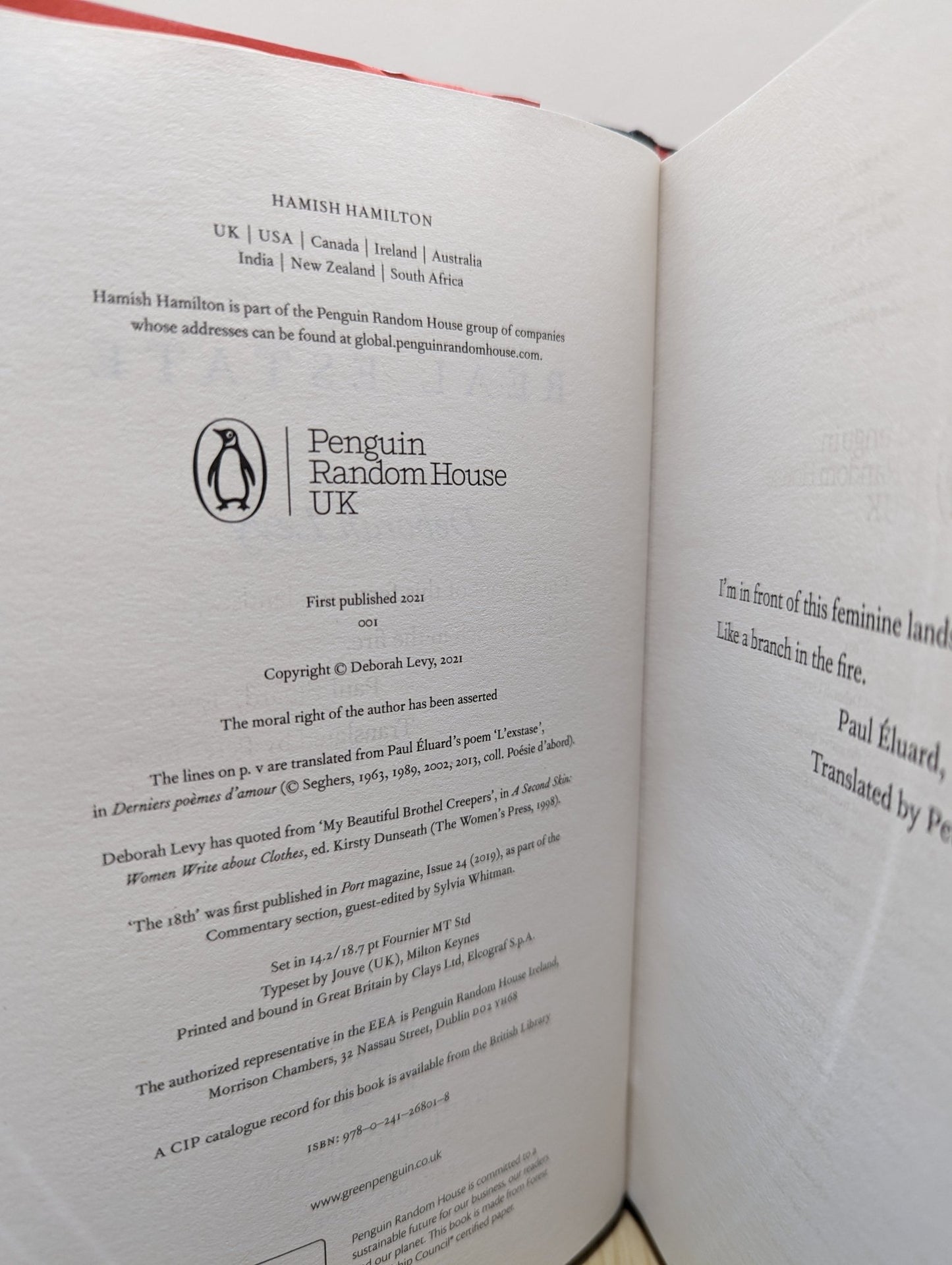 Real Estate by Deborah Levy (Signed First Edition) - Fialta Books