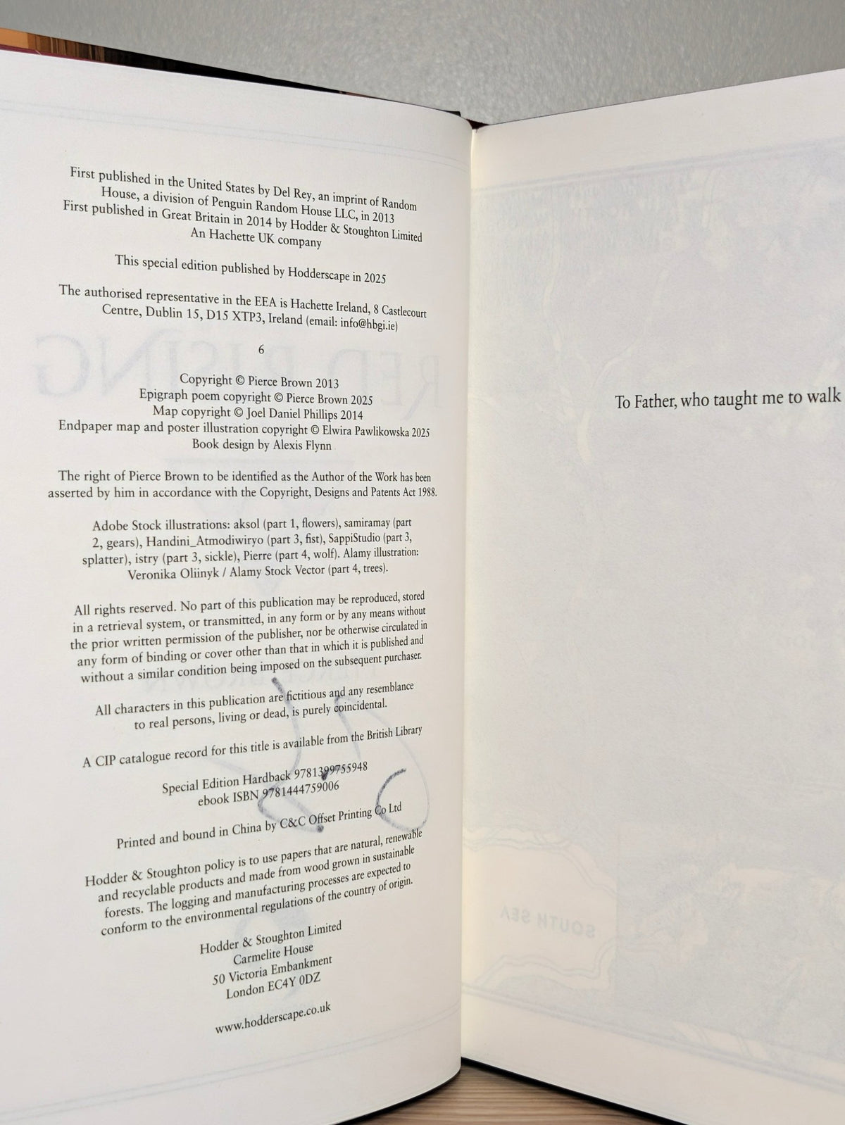 Red Rising by Pierce Brown (Signed Deluxe Edition) - Fialta Books