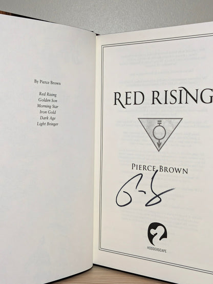 Red Rising by Pierce Brown (Signed Deluxe Edition) - Fialta Books