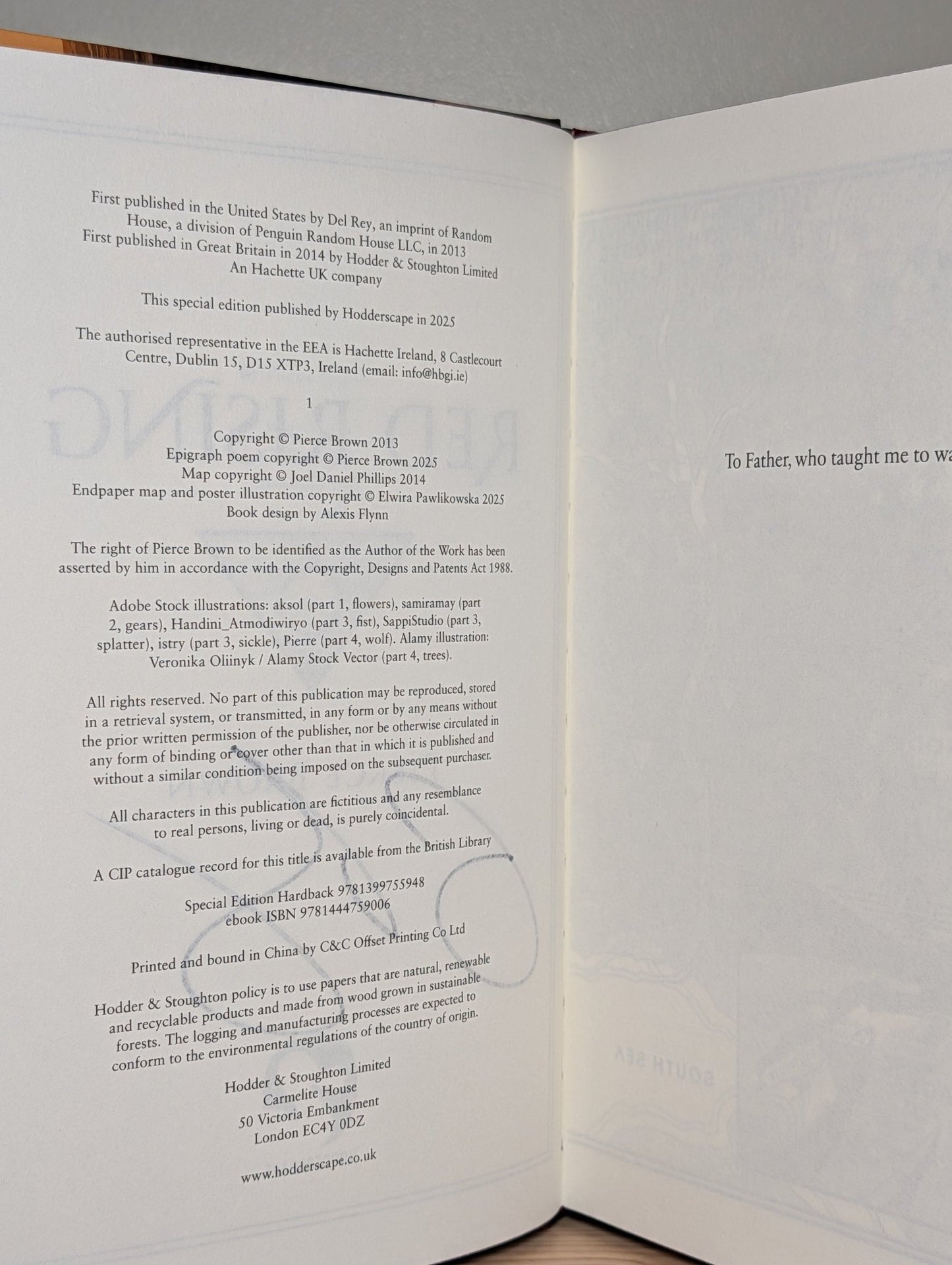 Red Rising by Pierce Brown (Signed Deluxe Slipcase Edition) - Fialta Books