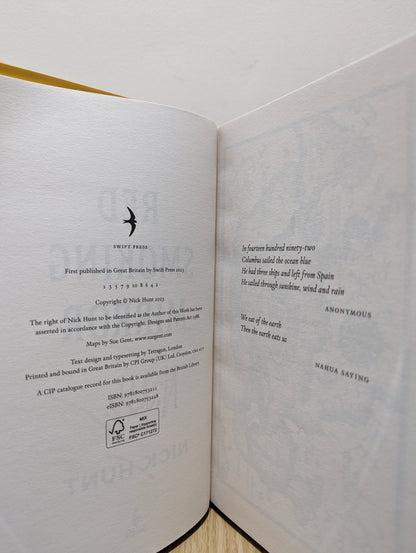 Red Smoking Mirror by Nick Hunt (Signed First Edition) - Fialta Books