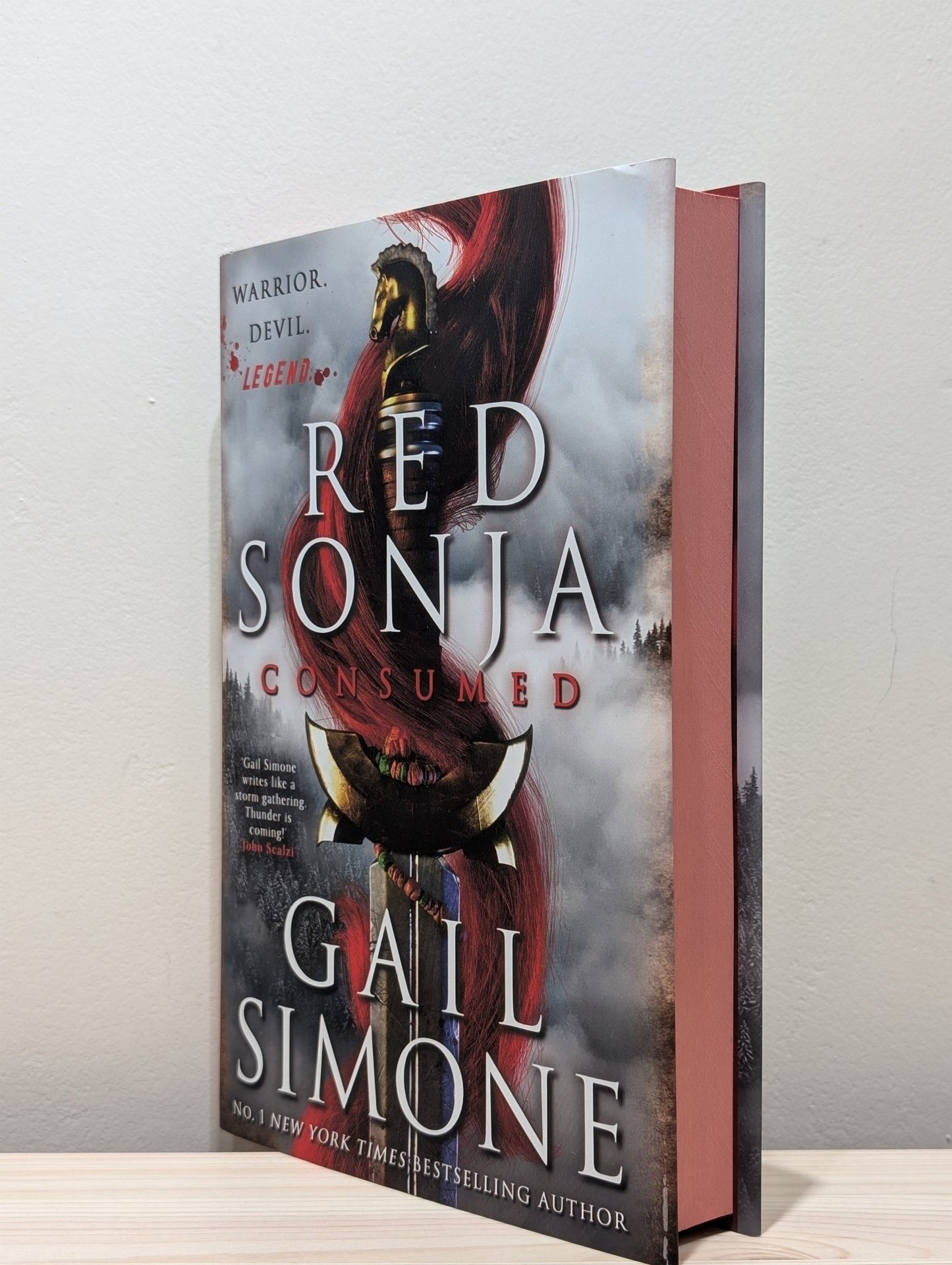 Red Sonja: Consumed by Gail Simone (Signed Numbered First Edition with sprayed edges) - Fialta Books