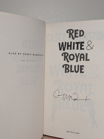 Red, White & Royal Blue by Casey McQuiston (Signed Collector's Edition with sprayed edges) - Fialta Books
