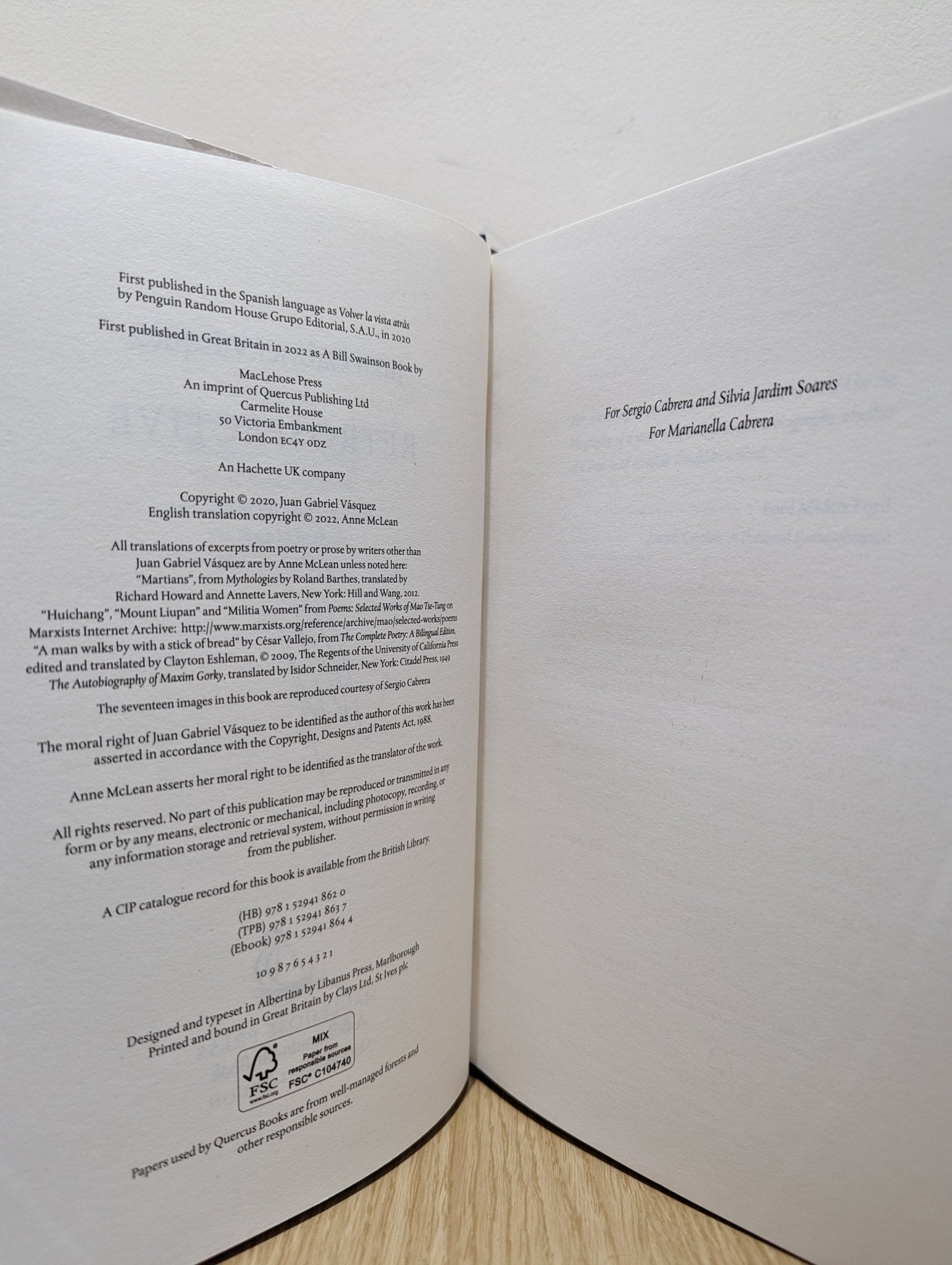 Retrospective by Juan Gabriel Vásquez (Signed First Edition) - Fialta Books