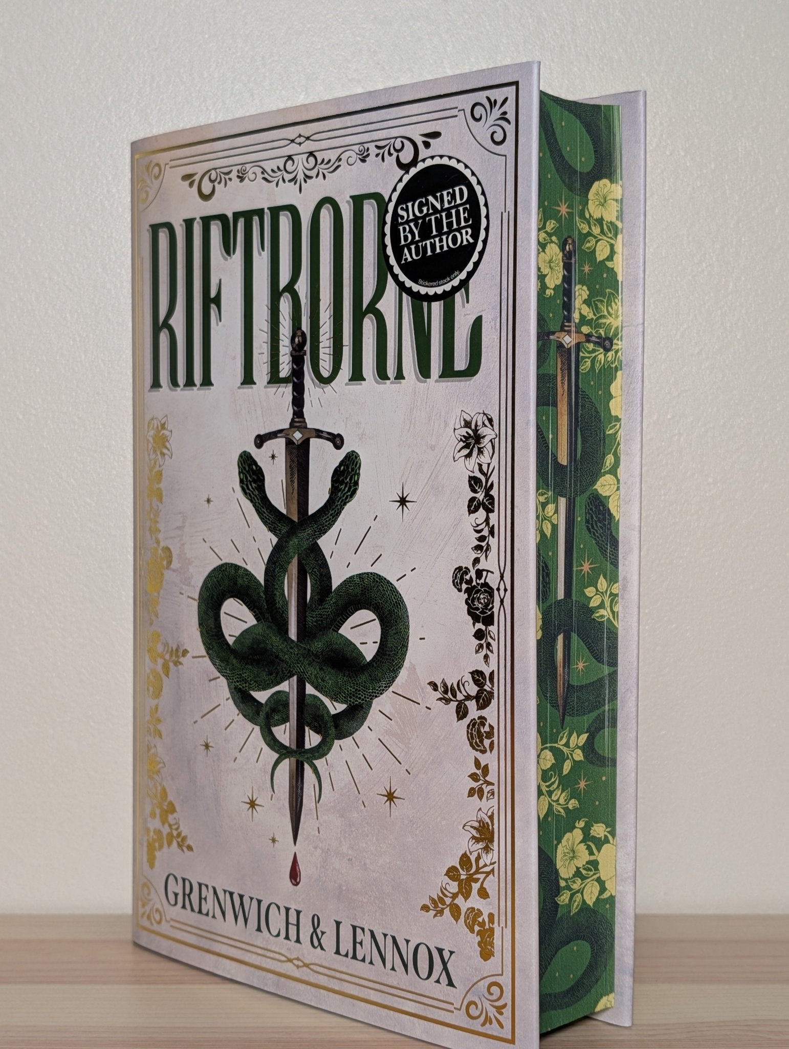 Riftborne by Grenwich and Lennox (Signed First Edition with sprayed edges) - Fialta Books