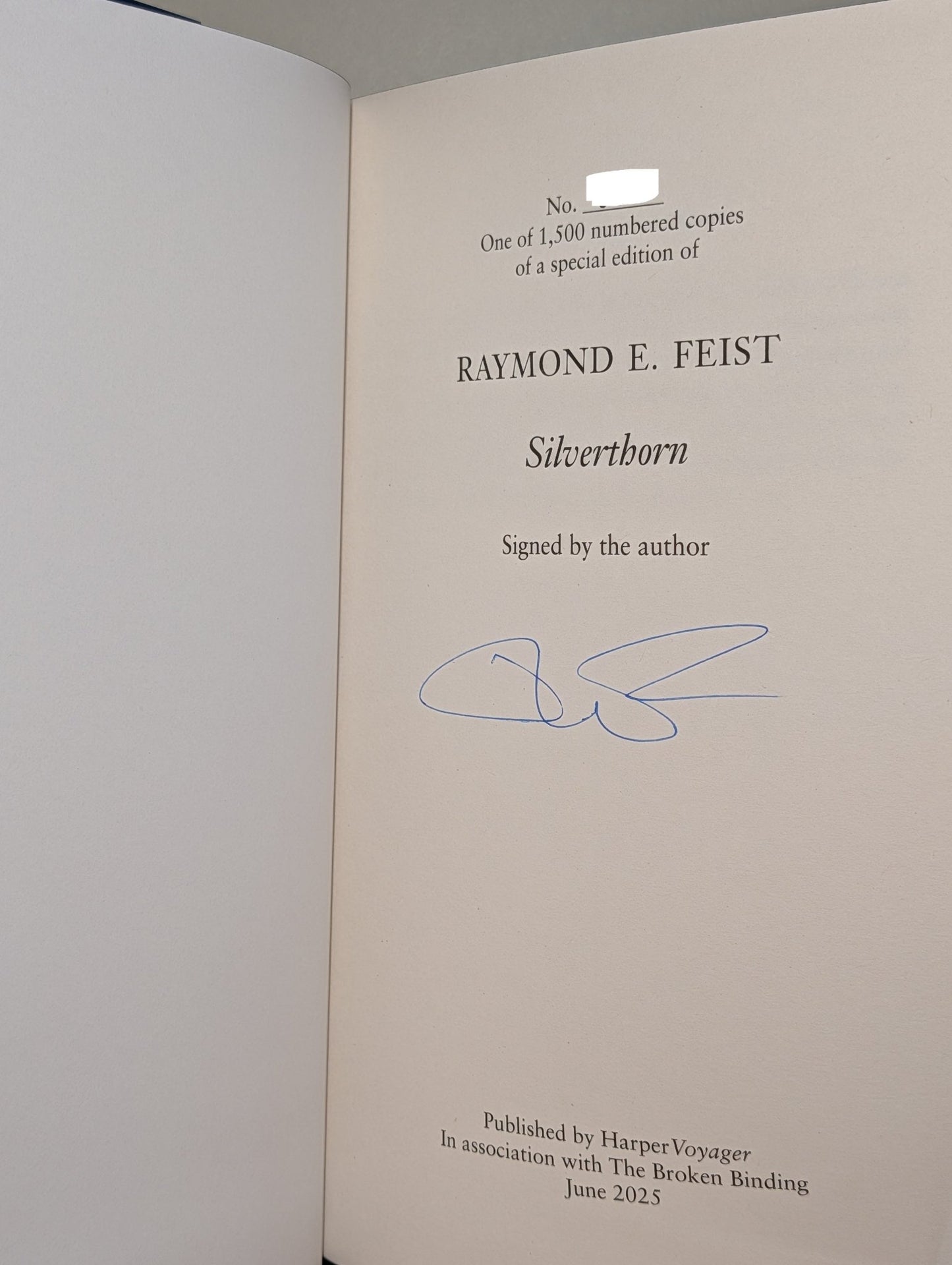 Riftwar Saga: Magician; Silverthorn; A Darkness at Sethanon by Raymond E. Feist (Signed Deluxe Edition with sprayed edges) - Fialta Books