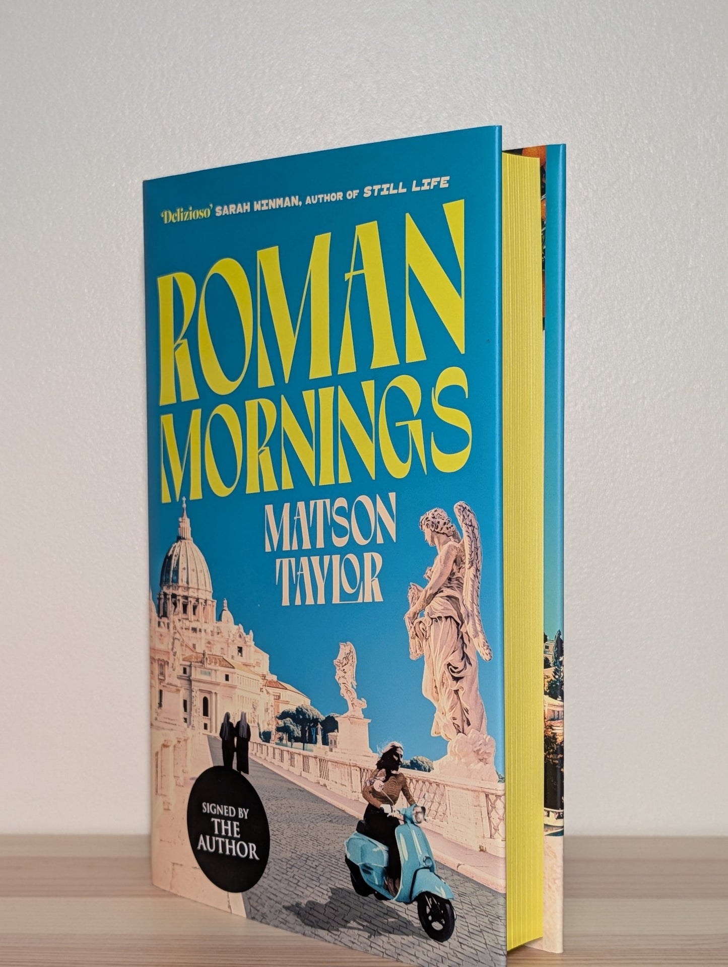 Roman Mornings by Matson Taylor (Signed First Edition with sprayed edges) - Fialta Books