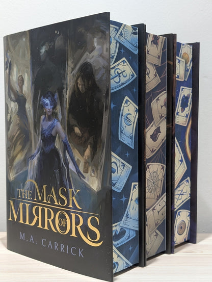 Rook & Rose Series: The Mask of Mirrors; The Liar's Knot; Labyrinth's Heart by M.A. Carrick (Signed with sprayed edges) - Fialta Books