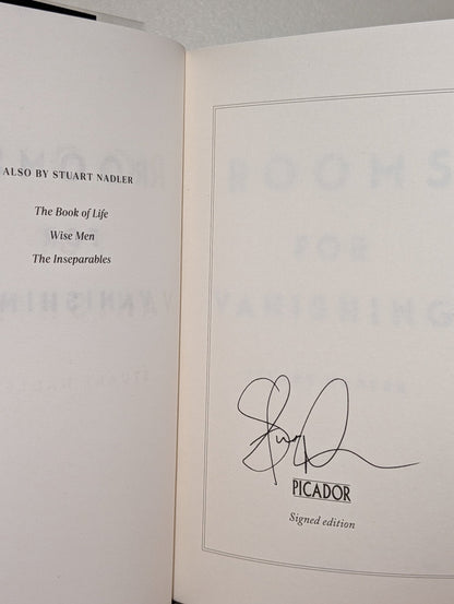 Rooms for Vanishing by Stuart Nadler (Signed First Edition) - Fialta Books