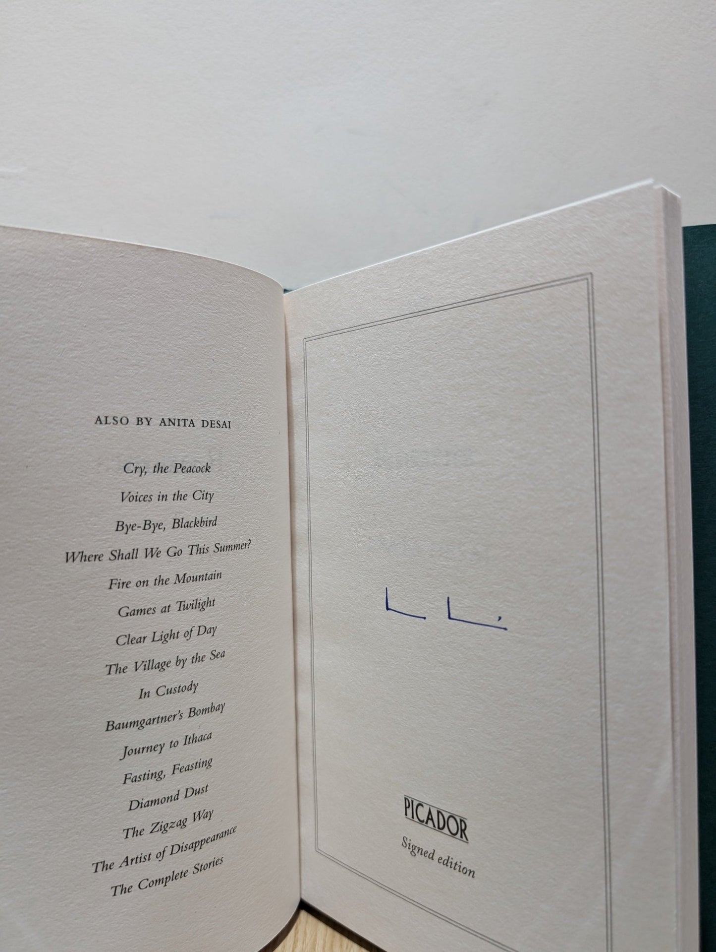 Rosarita by Anita Desai (Signed First Edition) - Fialta Books