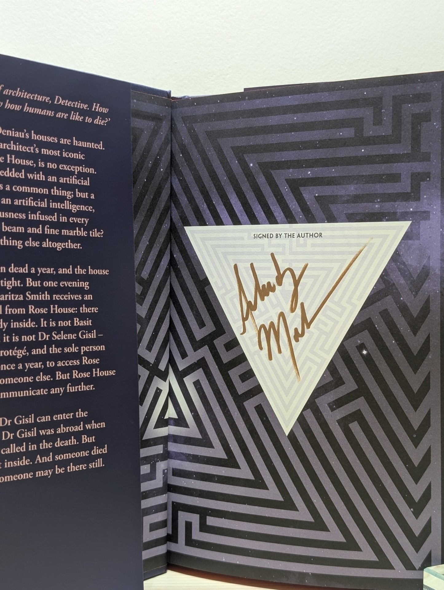 Rose / House by Arkady Martine (Signed First Edition with sprayed edges) - Fialta Books