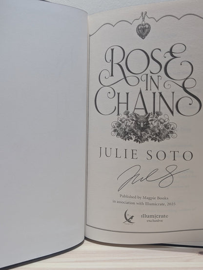 Rose in Chains by Julie Soto (Signed with sprayed edges) - Fialta Books