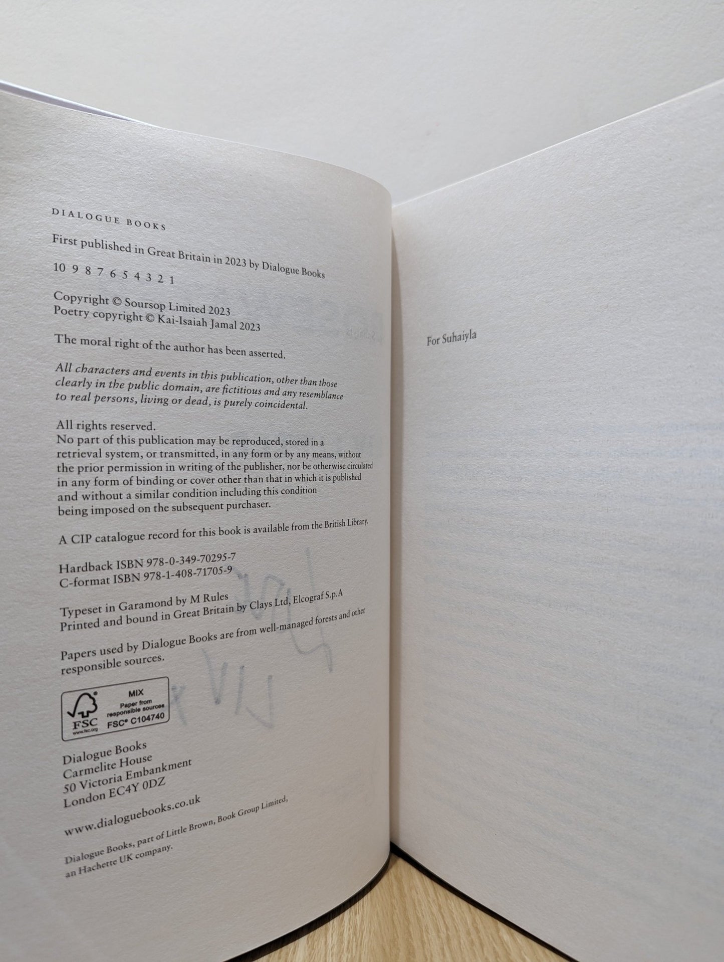 Rosewater by Liv Little (Signed First Edition) - Fialta Books