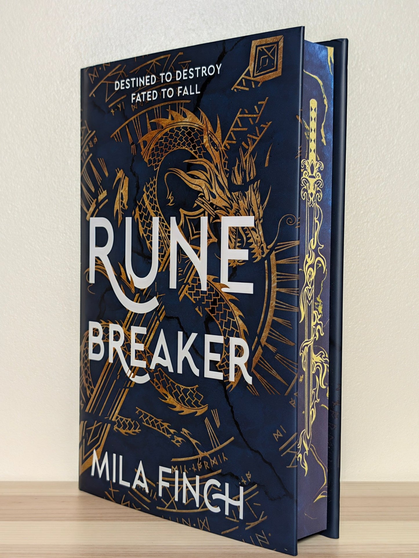 Runebreaker by Mila Finch (First Edition with sprayed edges) - Fialta Books