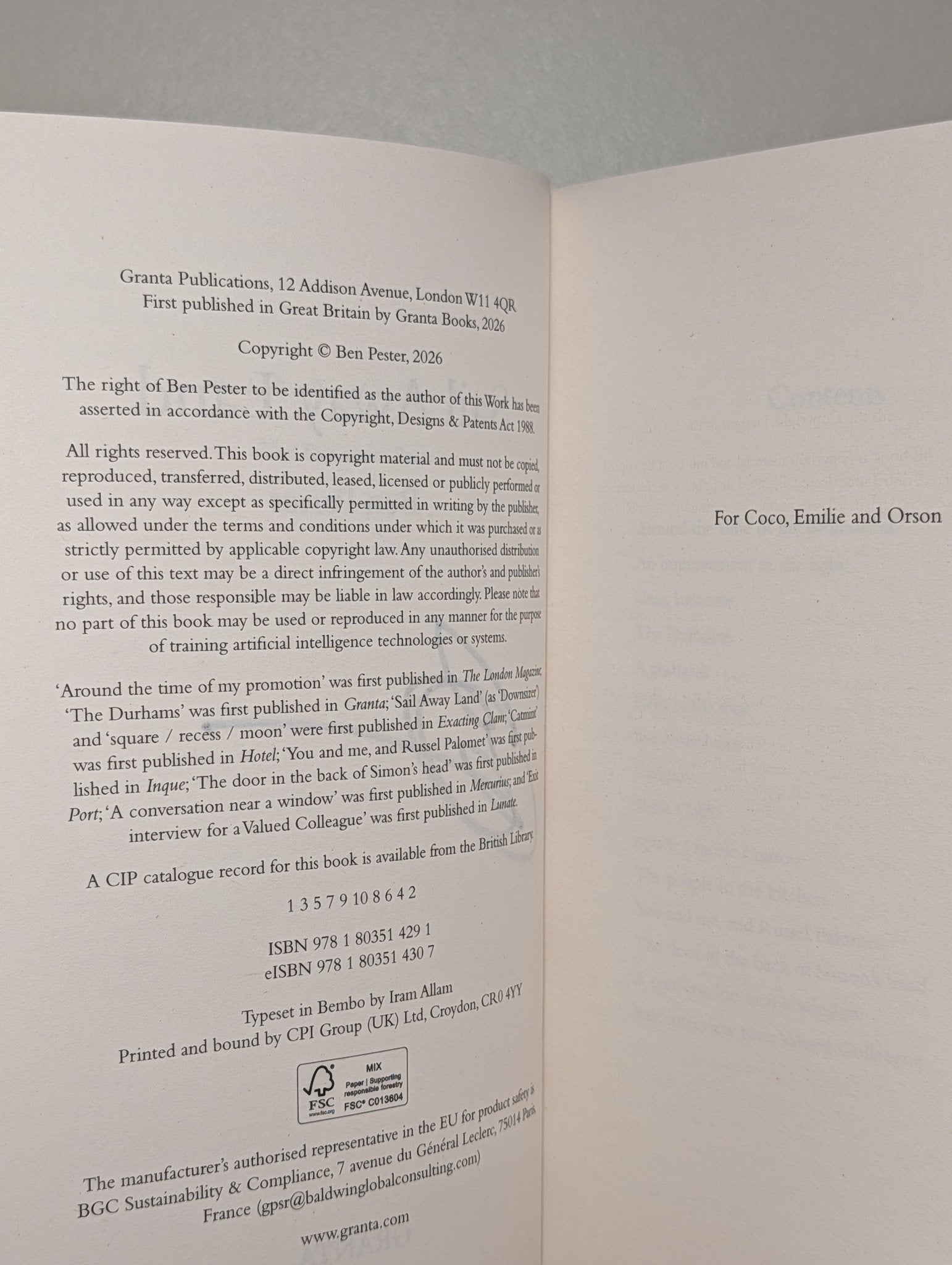 Sail Away Land by Ben Pester (Signed First Edition) - Fialta Books