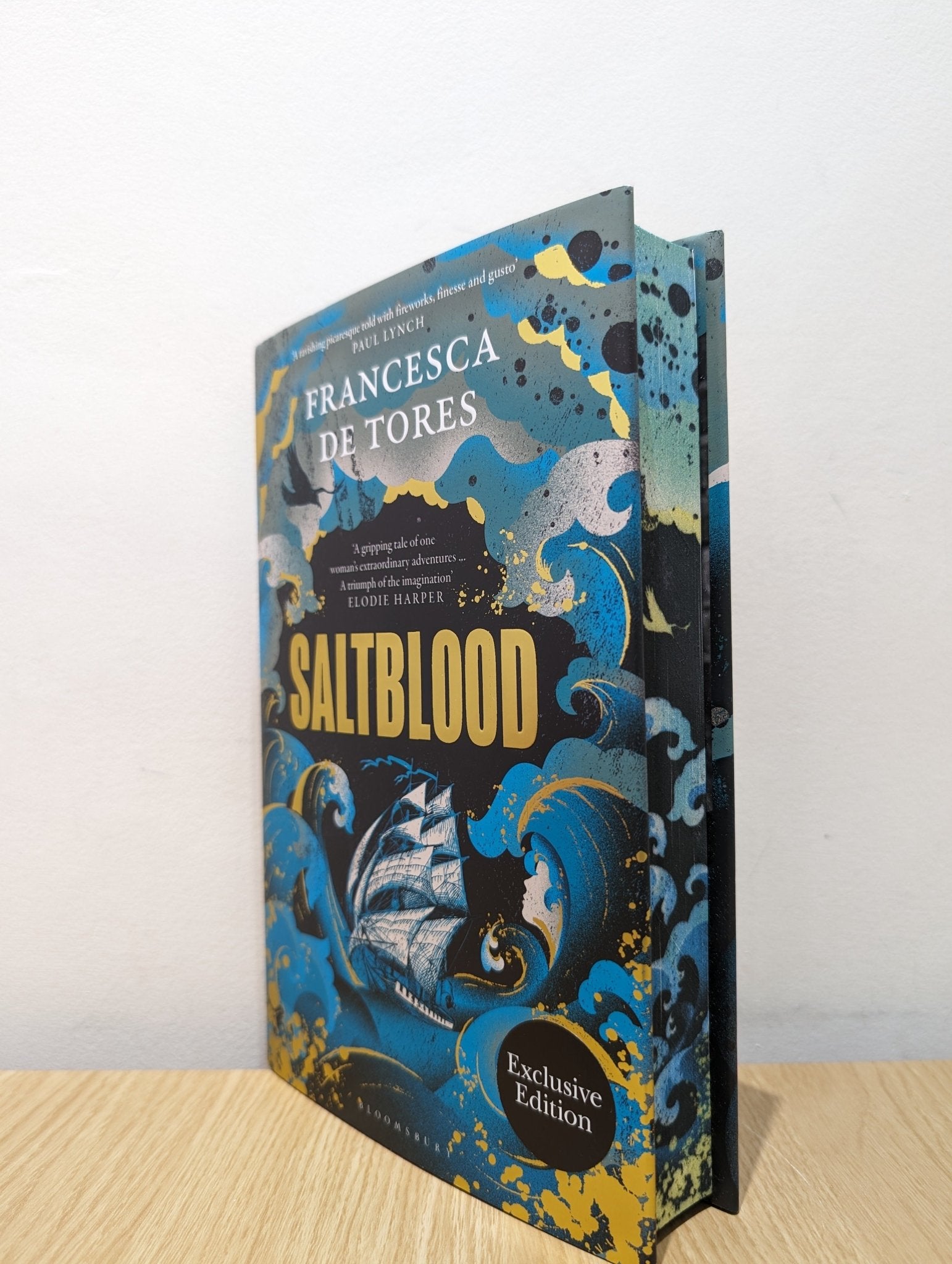 Saltblood by Francesca De Tores (First Edition with sprayed edges) - Fialta Books