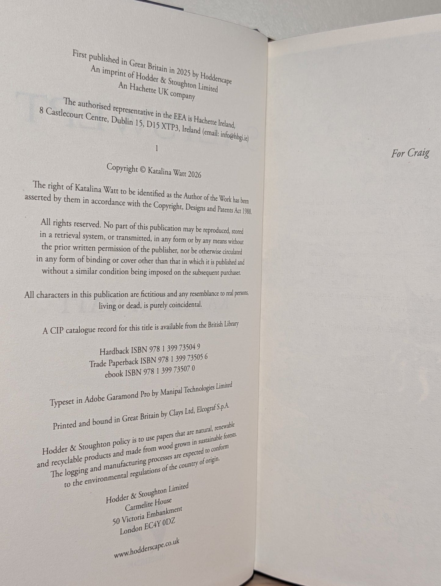 Saltswept by Katalina Watt (Special Edition with sprayed edges) - Fialta Books