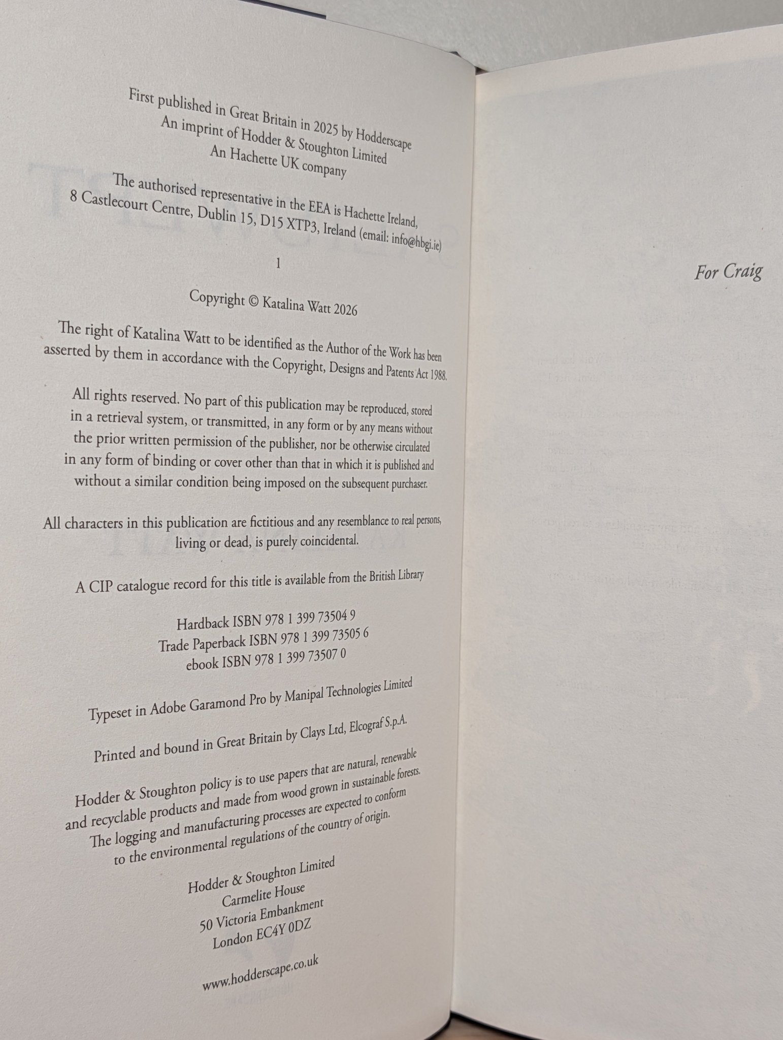 Saltswept by Katalina Watt (Special Edition with sprayed edges) - Fialta Books