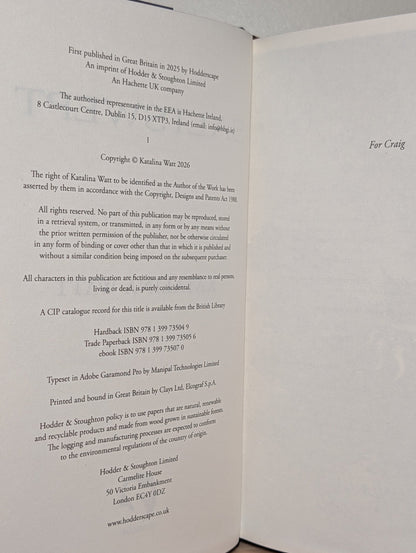 Saltswept by Katalina Watt (Special Edition with sprayed edges) - Fialta Books