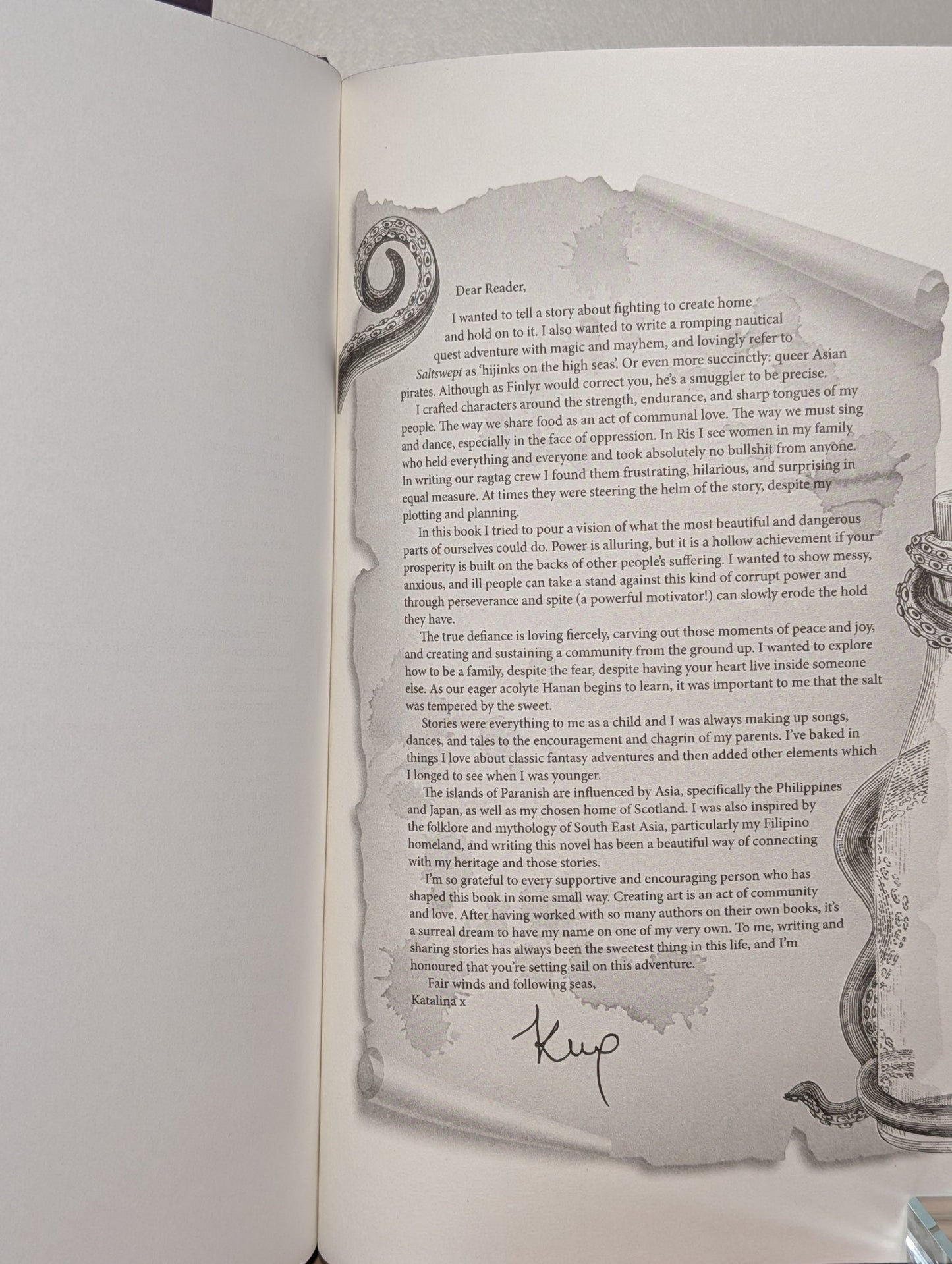 Saltswept by Katalina Watt (Special Edition with sprayed edges) - Fialta Books
