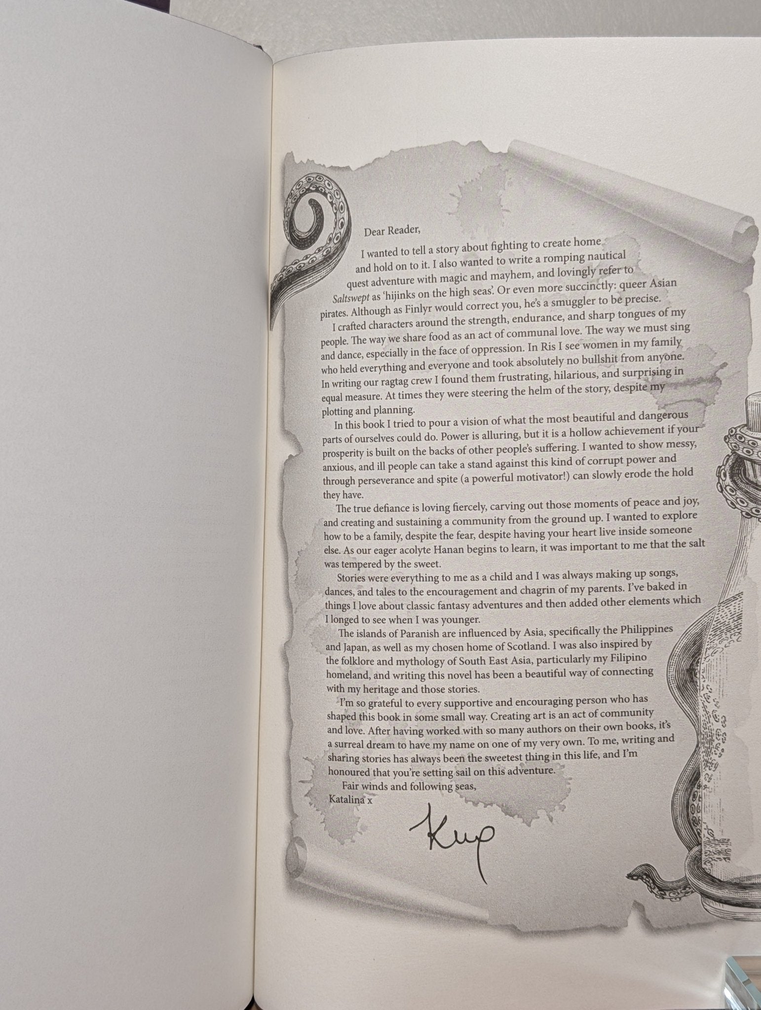 Saltswept by Katalina Watt (Special Edition with sprayed edges) - Fialta Books