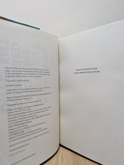 Same Bed Different Dreams: A Novel by Ed Park - Fialta Books