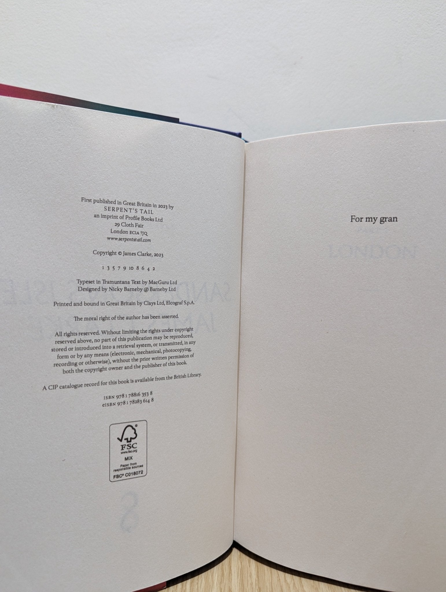 Sanderson's Isle by James Clarke (First Edition) - Fialta Books