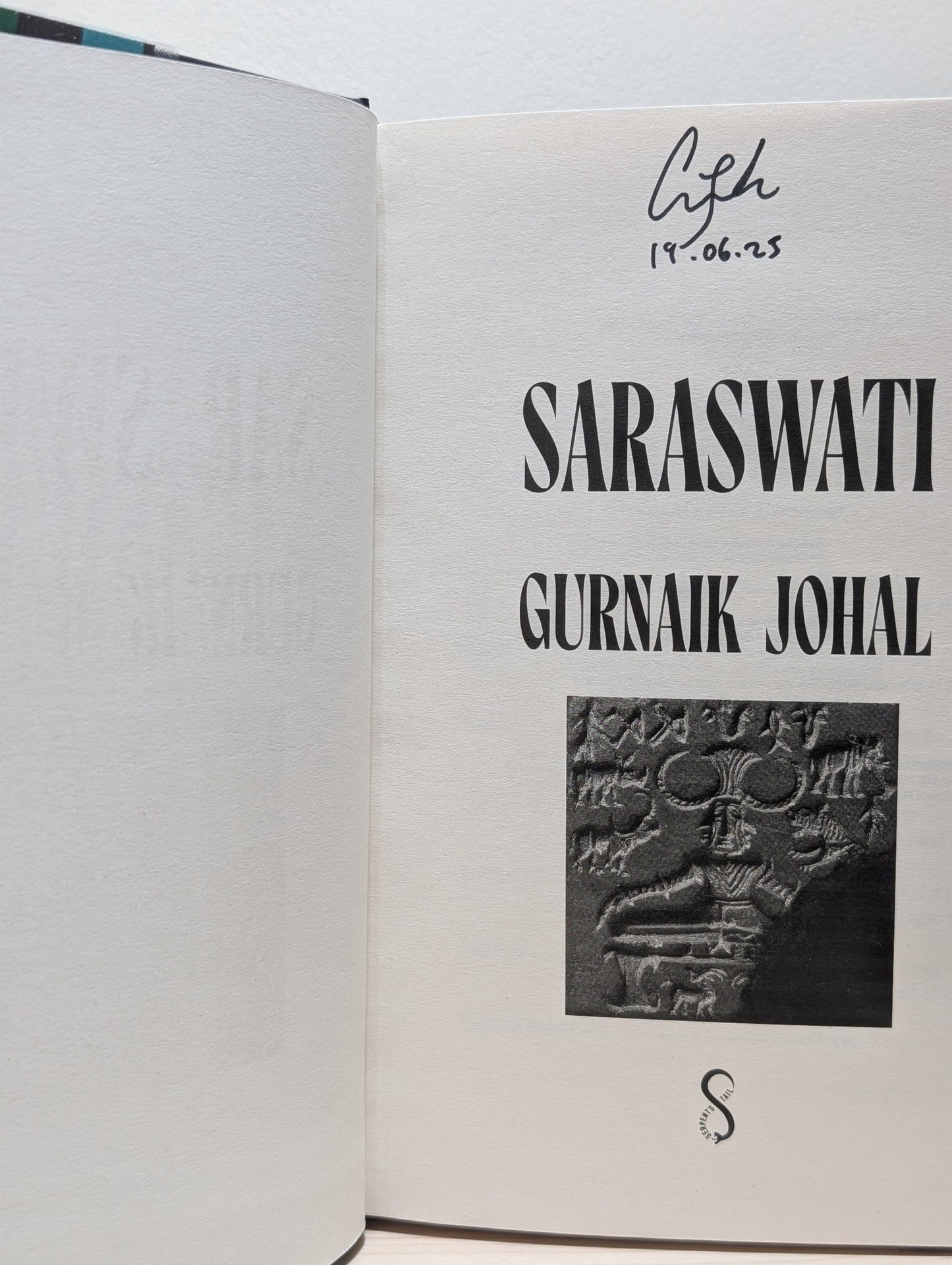 Saraswati by Gurnaik Johal (Signed Dated First Edition) - Fialta Books