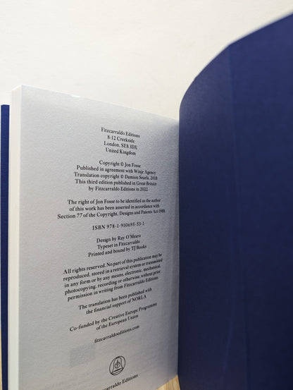 Scenes from a Childhood by Jon Fosse (Signed Bookplate) - Fialta Books