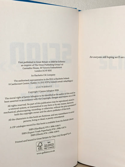 Scion by James Islington (Signed Special Edition) - Fialta Books