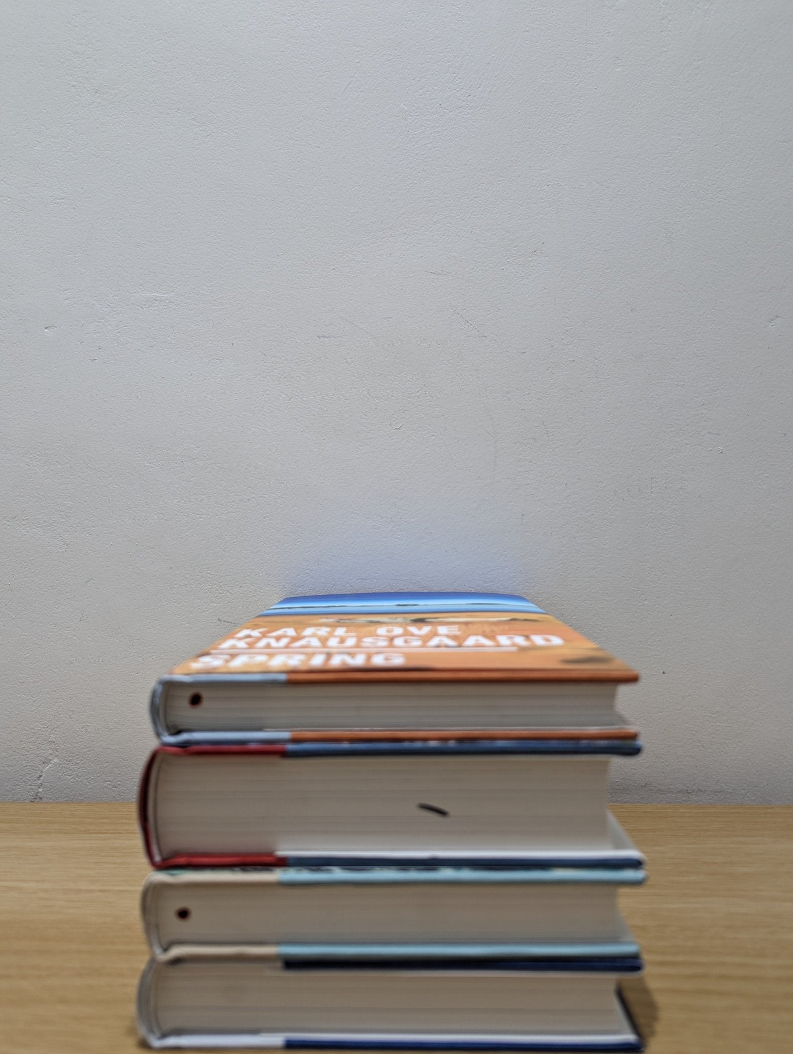 Seasons Quartet: Spring, Summer, Autumn, Winter by Karl Ove Knausgaard (Signed Dated Located Set) - Fialta Books