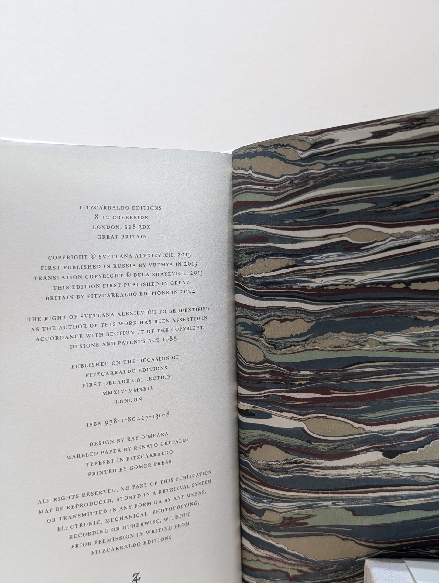 Second - hand Time by Svetlana Alexievich (Signed Numbered Edition with sprayed edges) - Fialta Books