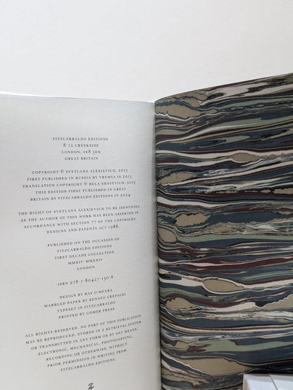 Second - hand Time by Svetlana Alexievich (Signed Numbered Edition with sprayed edges) - Fialta Books