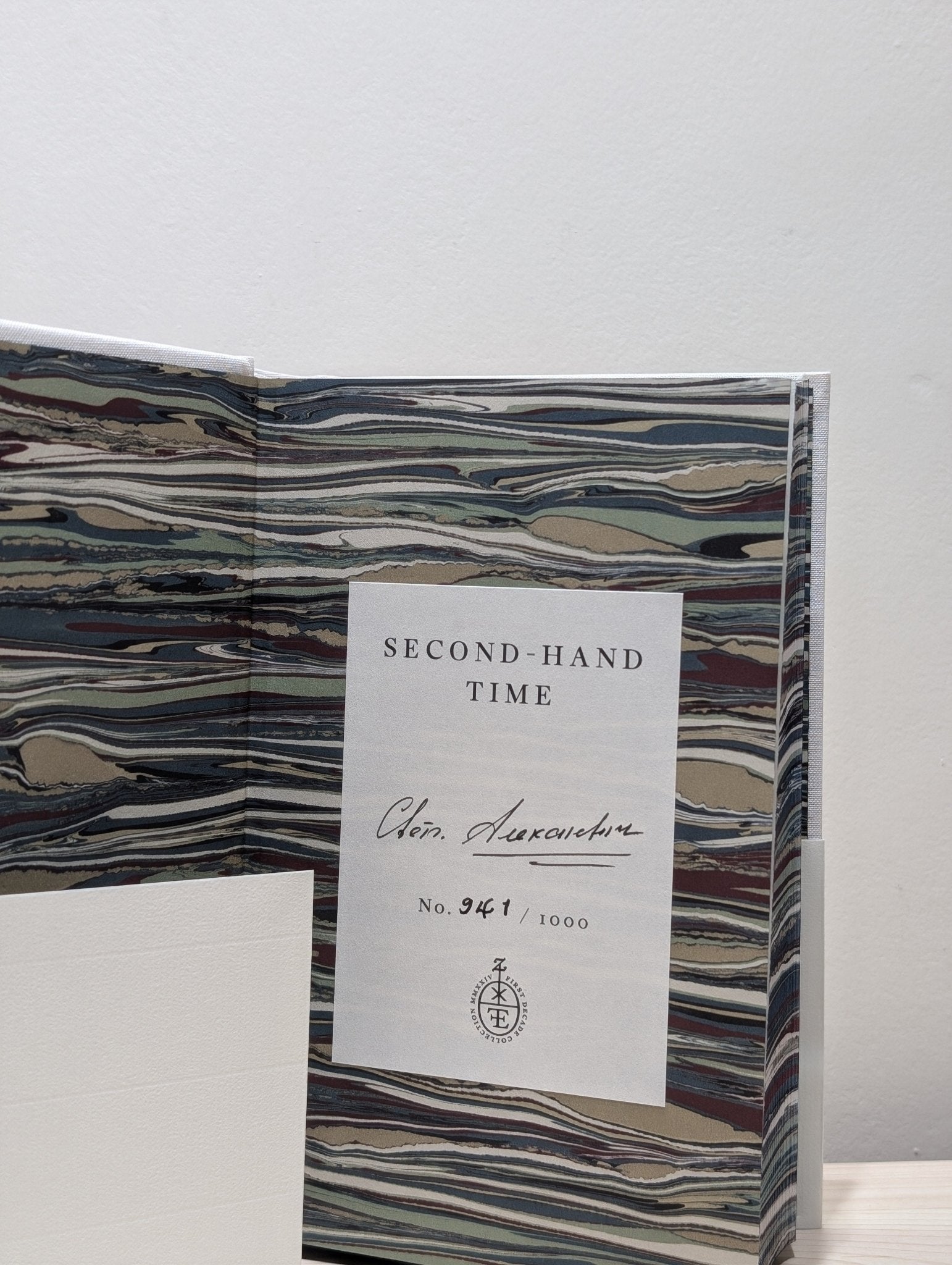Second - hand Time by Svetlana Alexievich (Signed Numbered Edition with sprayed edges) - Fialta Books