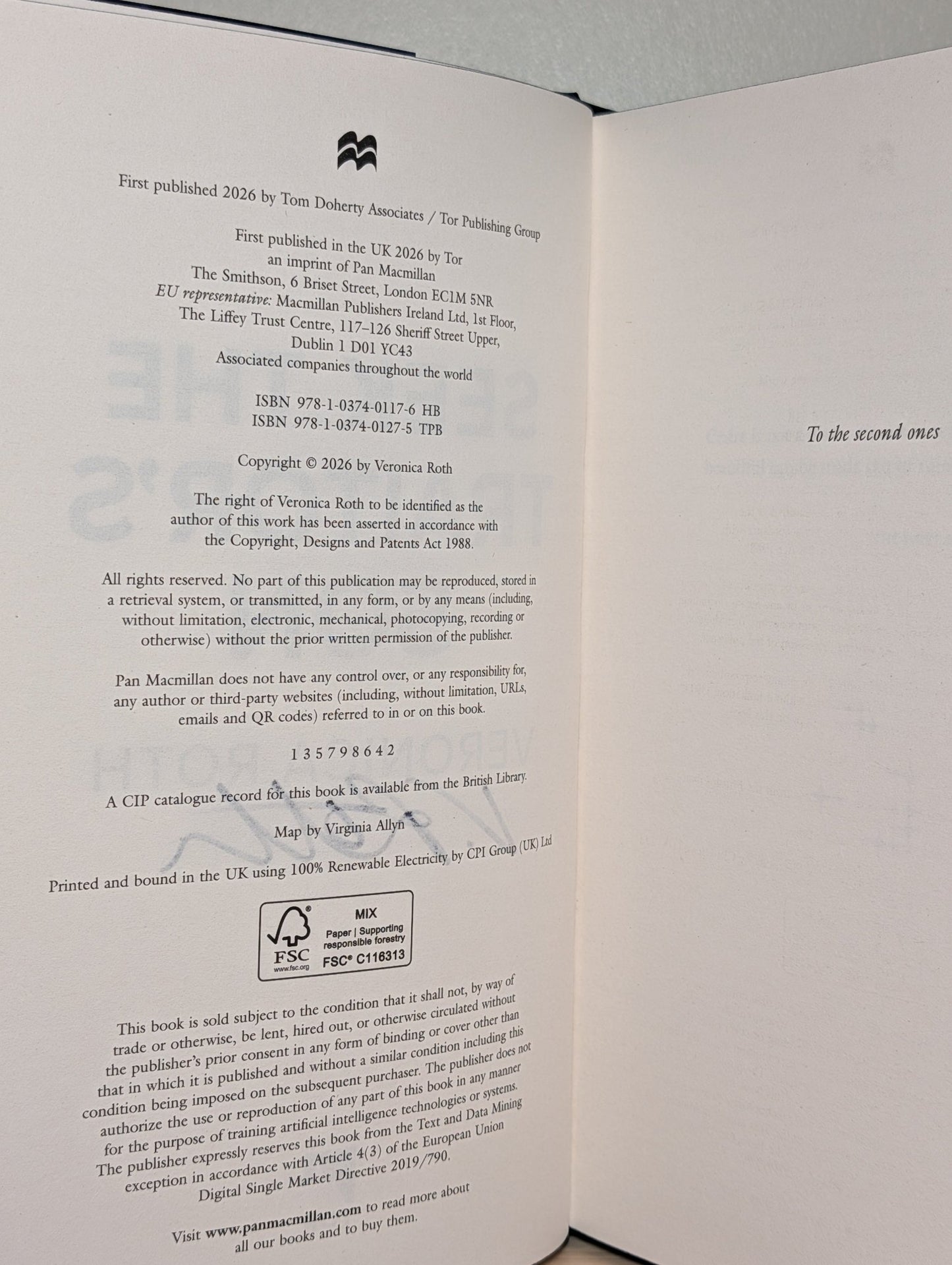 Seek The Traitor's Son by Veronica Roth (Signed First Edition with sprayed edges) - Fialta Books