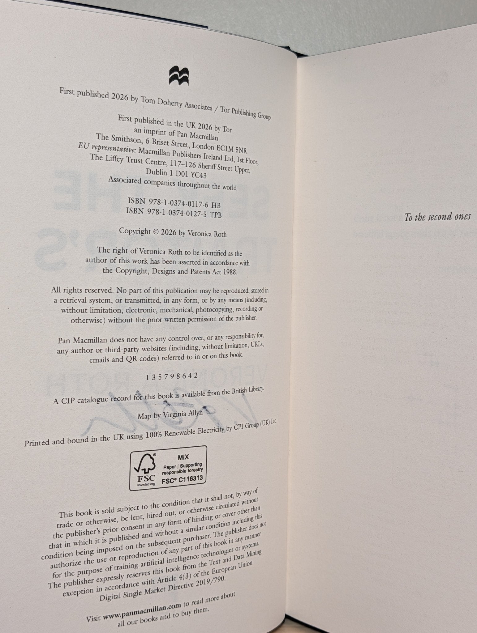 Seek The Traitor's Son by Veronica Roth (Signed First Edition with sprayed edges) - Fialta Books