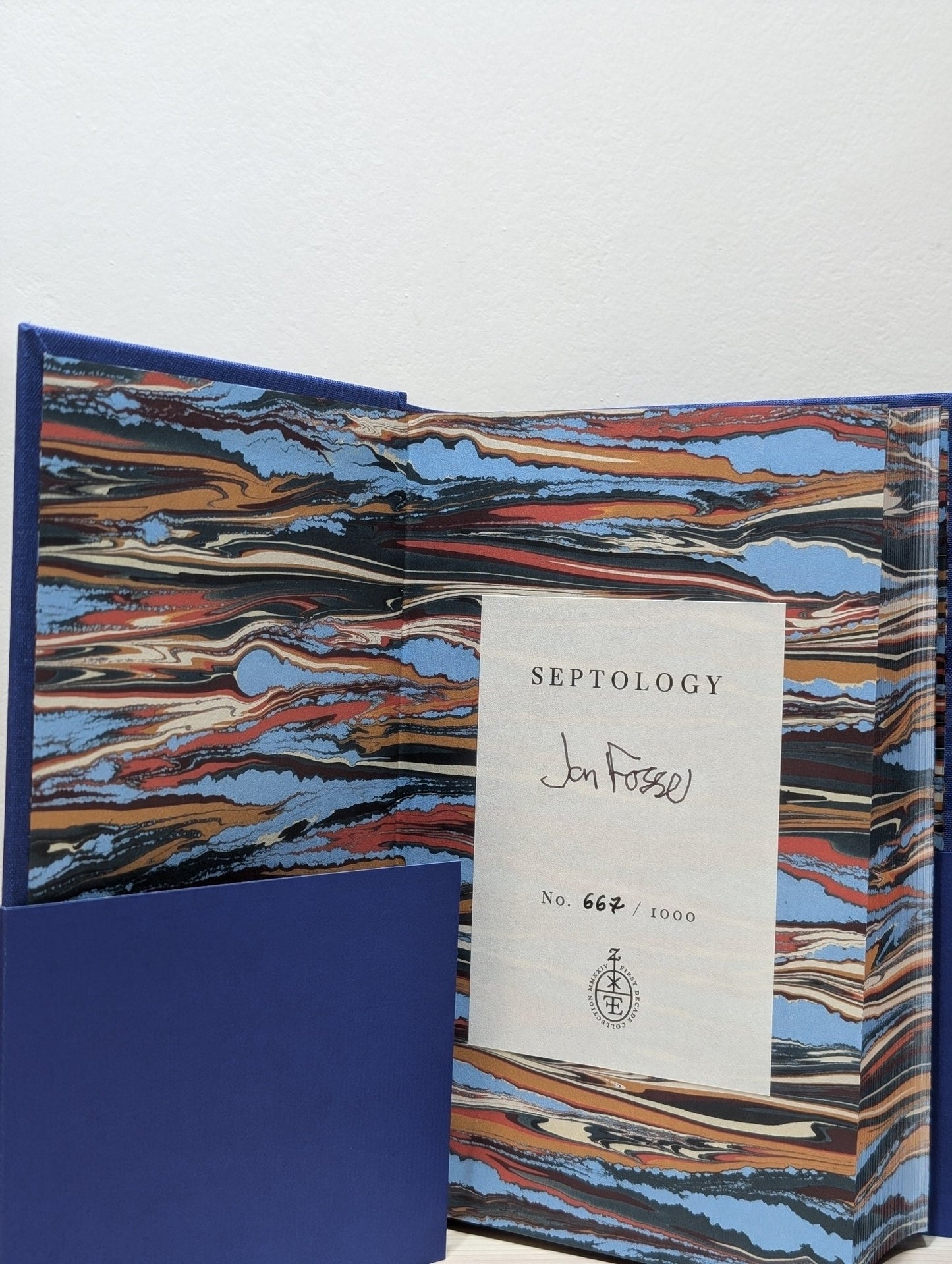 Septology by Jon Fosse (Signed Numbered Edition with sprayed edges) - Fialta Books