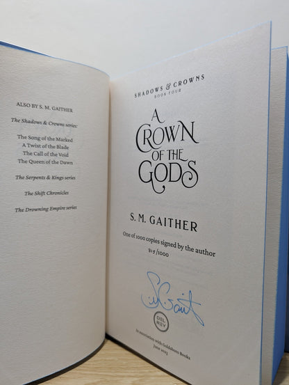 Shadows and Crowns Series by S.M. Gaither (Signed Numbered Set with sprayed edges) - Fialta Books