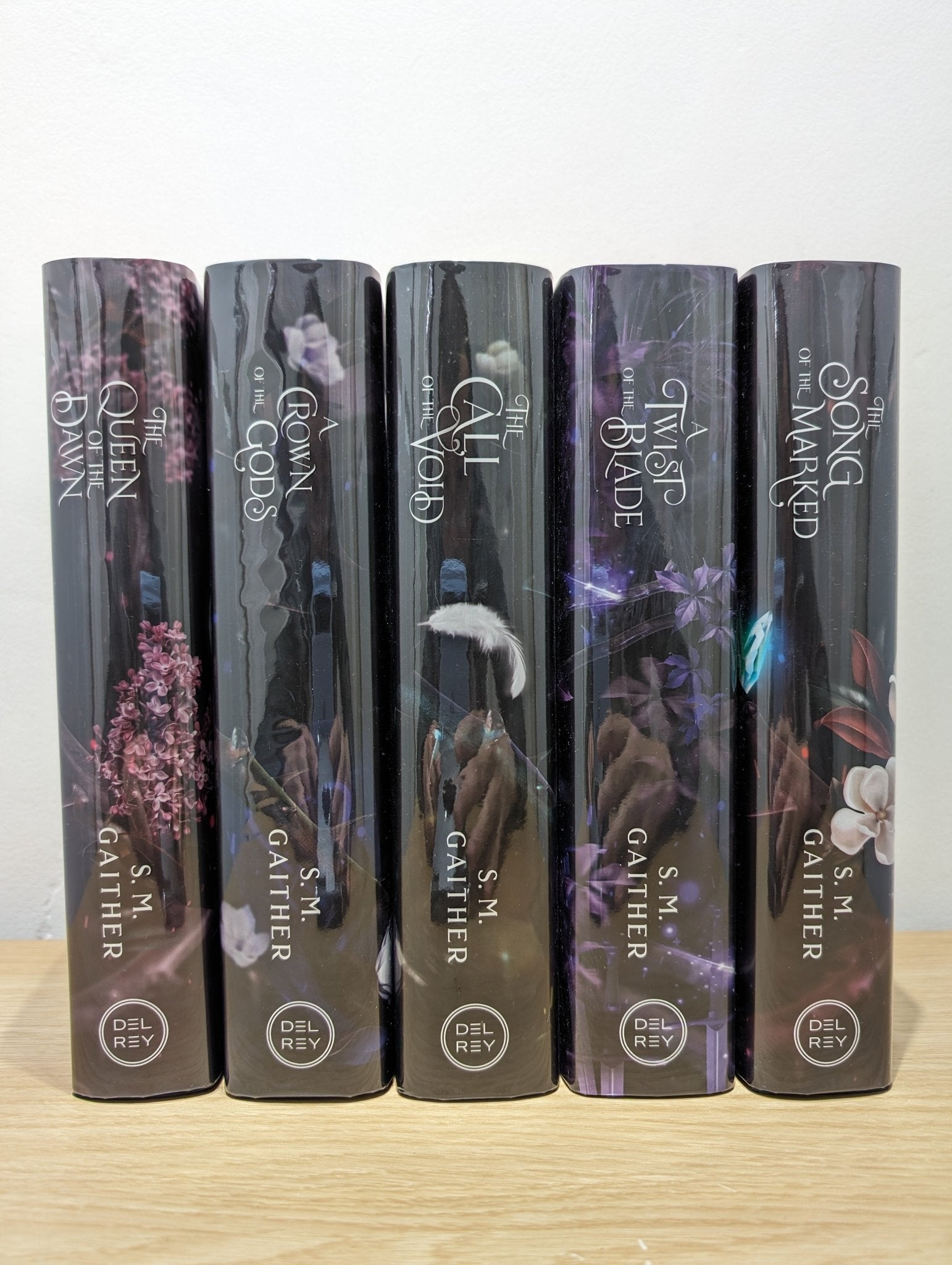 Shadows and Crowns Series by S.M. Gaither (Signed Numbered Set with sprayed edges) - Fialta Books