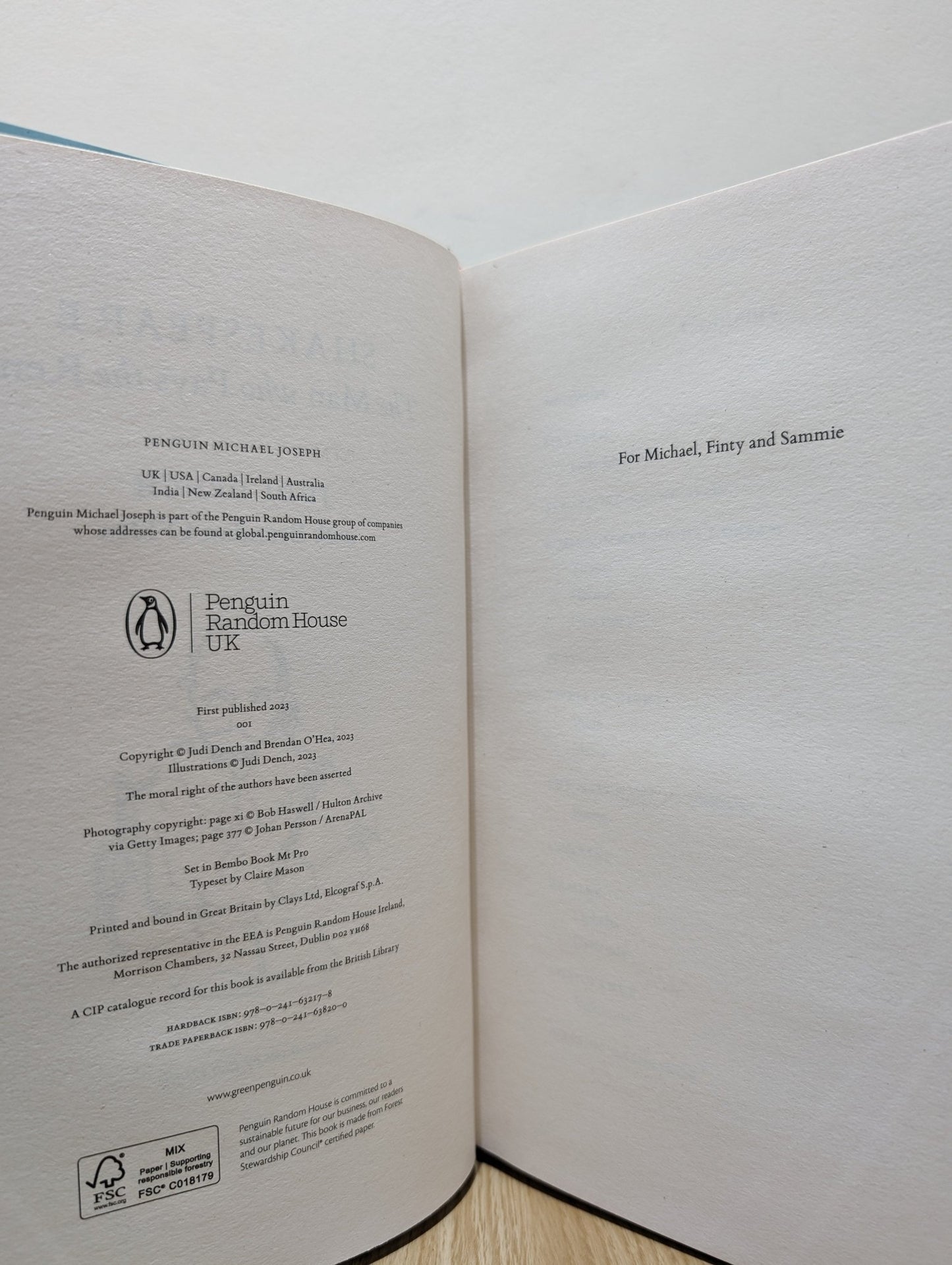 Shakespeare: The Man Who Pays The Rent by Judi Dench (First Edition) - Fialta Books