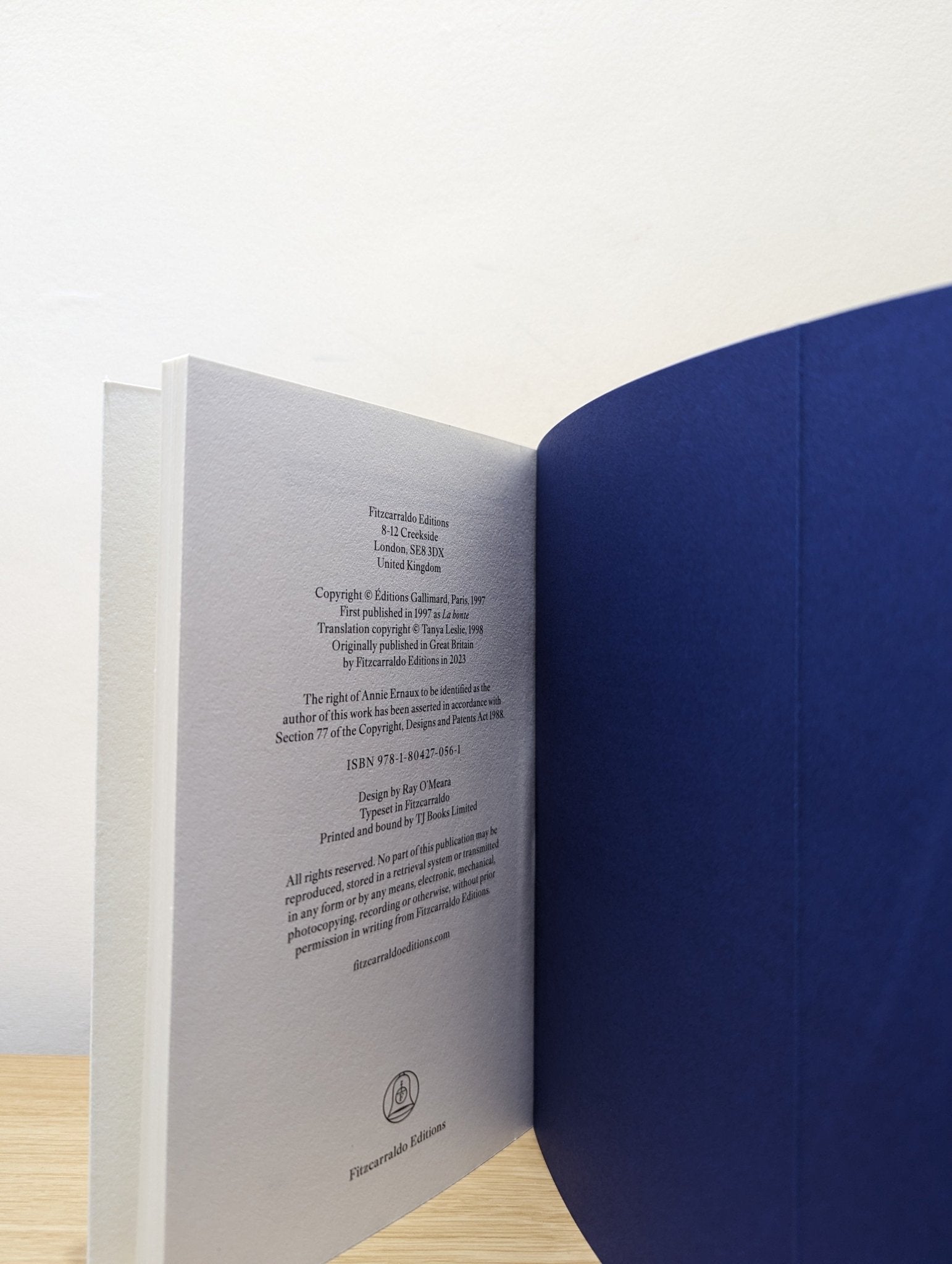 Shame by Annie Ernaux (First Edition) - Fialta Books