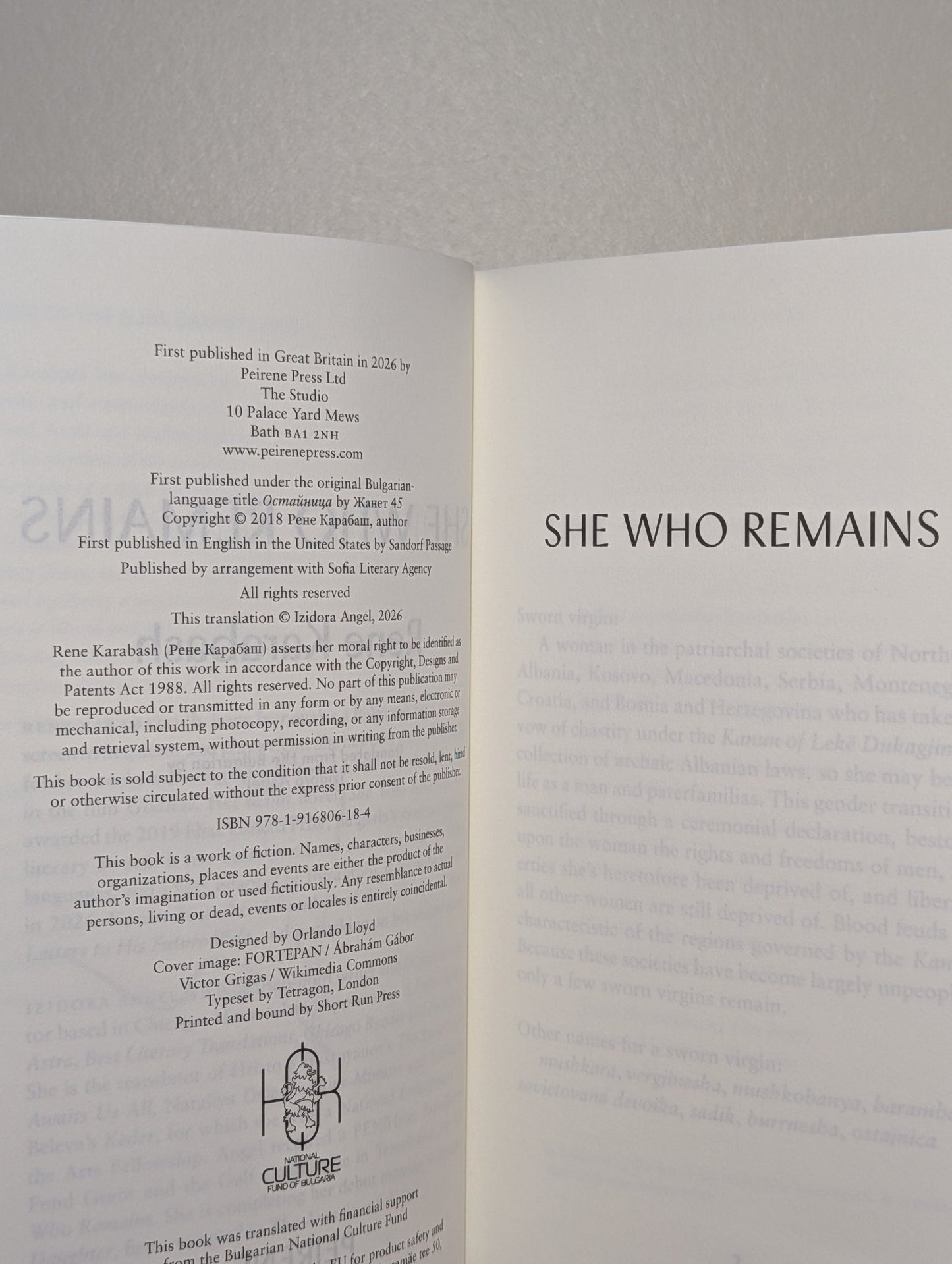 She Who Remains by Rene Karabash (Signed) - Fialta Books