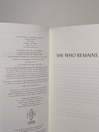 She Who Remains by Rene Karabash (Signed) - Fialta Books