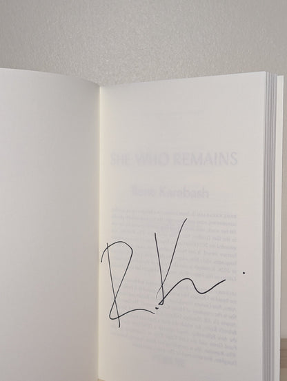 She Who Remains by Rene Karabash (Signed) - Fialta Books