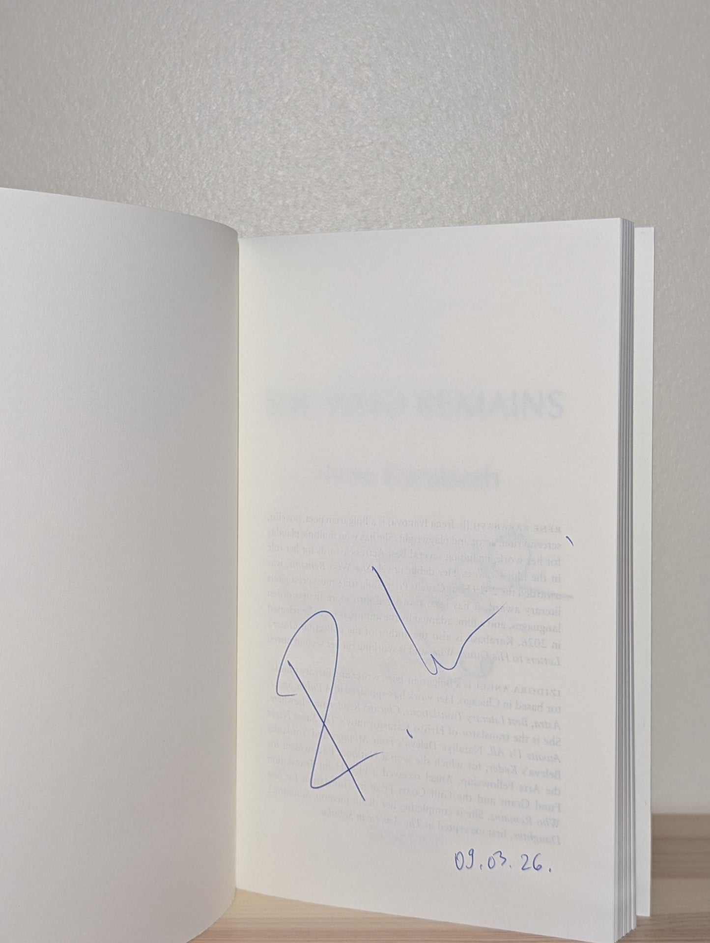 She Who Remains by Rene Karabash (Signed First Edition) - Fialta Books